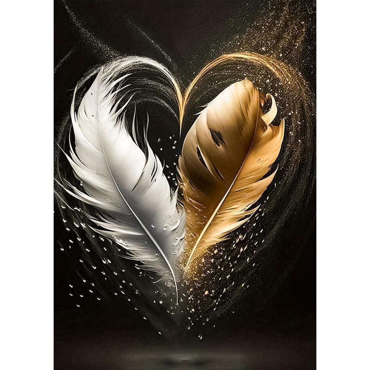 5D Diamantmalerei Feder – DIY Bilderset für Erwachsene & Kinder