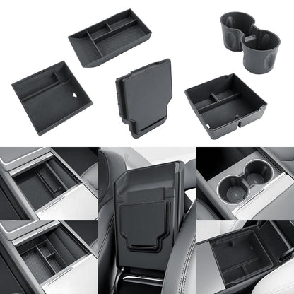 Tesla Model Y Mittelkonsole Organizer 5-tlg.
