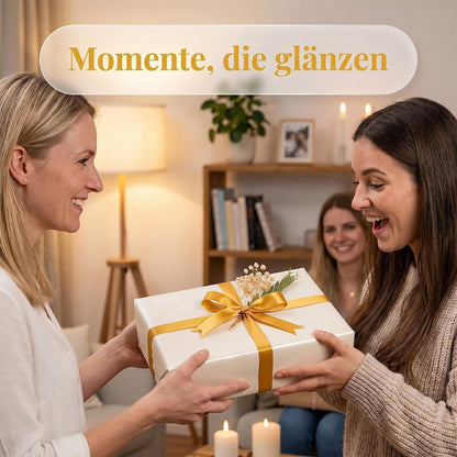 Doppelseitiges Geschenkpapier Cremefarben 43 cm x 10 m Matt & Perlglanz