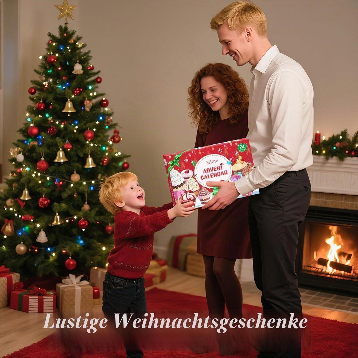 Schleim Adventskalender Weihnachten 2026 für Kinder