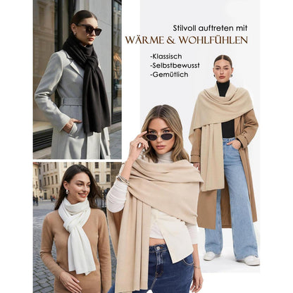 Pashmina Schal Damen Hochzeit Abend Stola Gerstenmuster Einheitsgröße