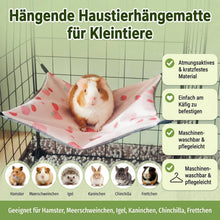 Hängematte 2er Set für Meerschweinchen & Hamster – Weich & Atmungsaktiv