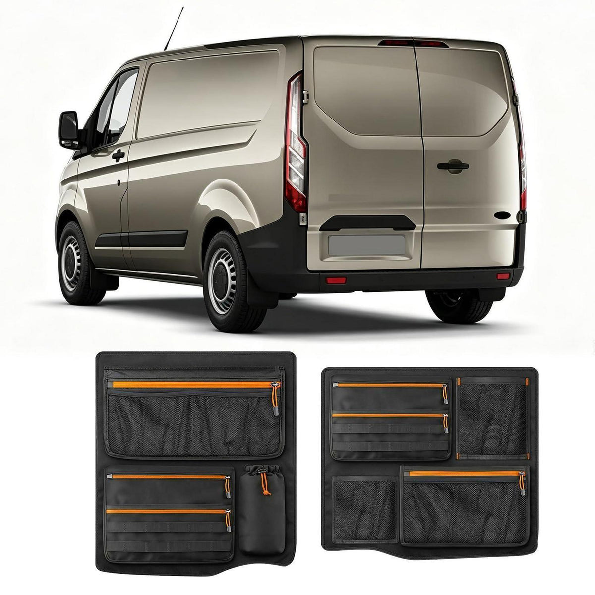 Heckklappen Organizer für Ford Transit Custom – 2er Set