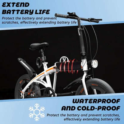 Ebike Akku Schutzhülle Blau – Kälteschutz & Transportschutz