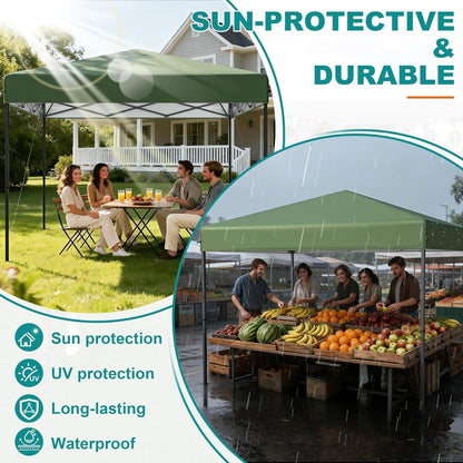 3x3 Pavillon Wasserdicht – Pop-Up Partyzelt für Garten & Outdoor