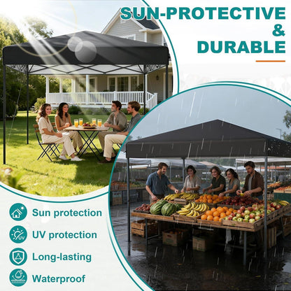 3x3 Pavillon Wasserdicht – Pop-Up Partyzelt für Garten & Outdoor