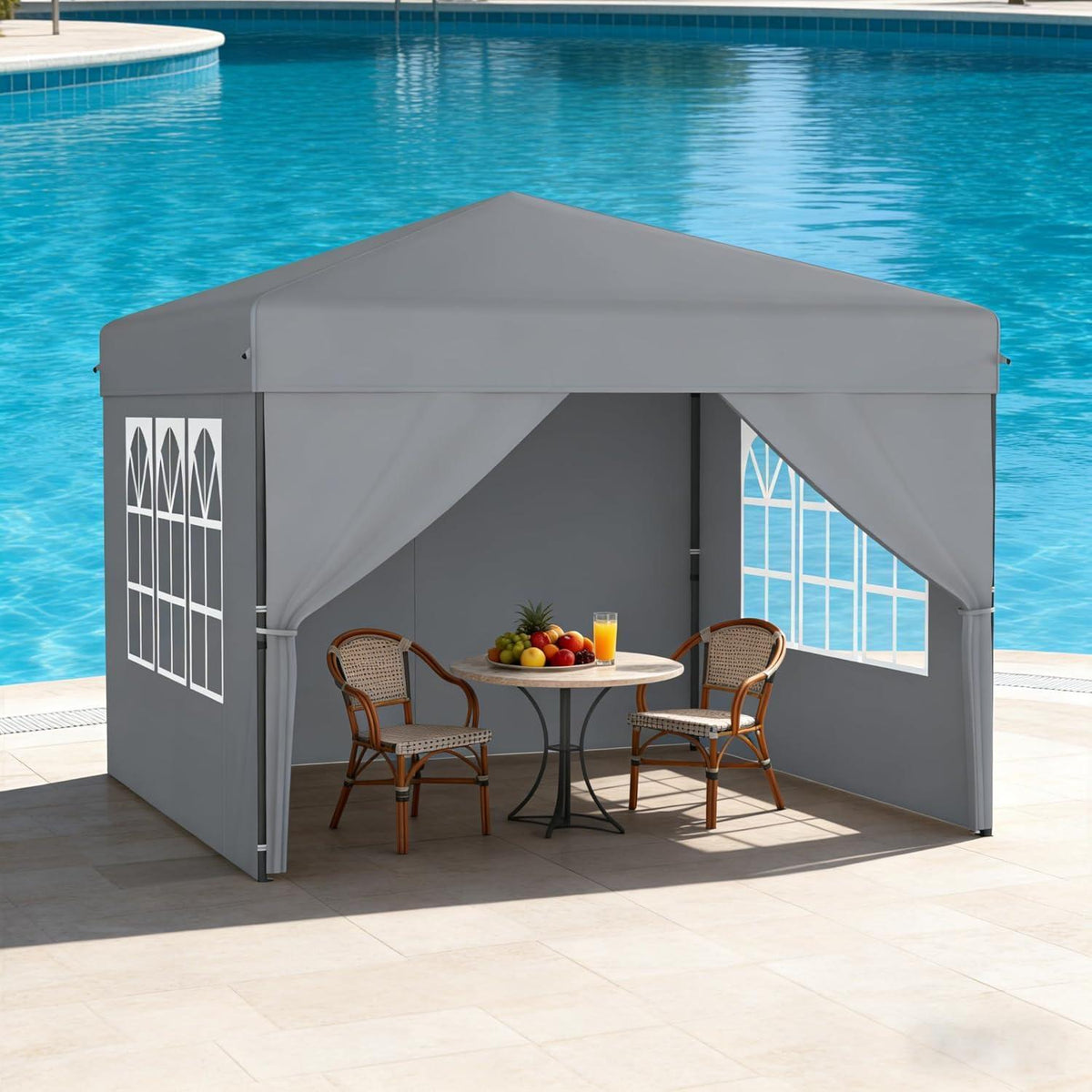 Faltpavillon 2.5x2.5m – Schnellaufbau, Wasserdicht & UV-Schutz
