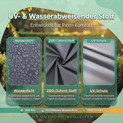 Faltpavillon 3x3 Wasserdicht – Stabil & Winterfest für Garten & Events