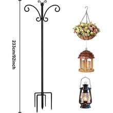 Schäferhaken 233cm – Robuster Metall Gartenstecker für Deko & Futter