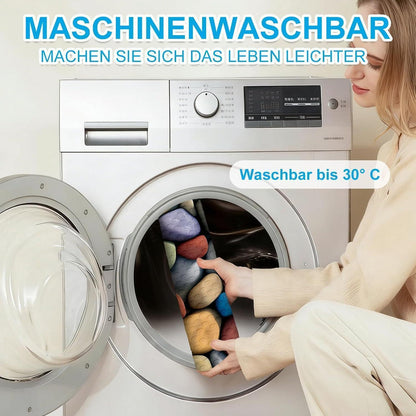 Rutschfeste Duschmatte rund 55cm mit Saugnäpfen