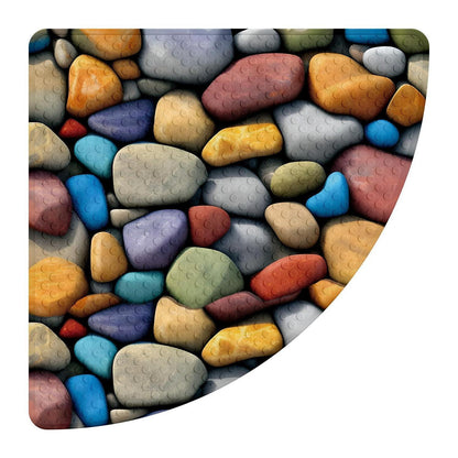 Rutschfeste Duschmatte Eckig 55x55 cm mit Saugnäpfen