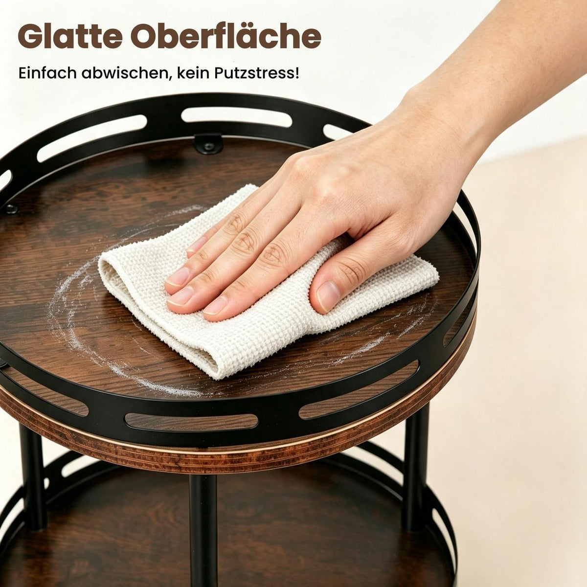 Drehbarer Gewürzregal Organizer 3-stufig für Küche & Bad
