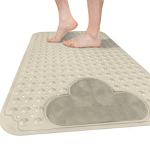Rutschfeste Duschmatte 60x90cm – Komfortable TPE Duscheinlage mit Saugnäpfen
