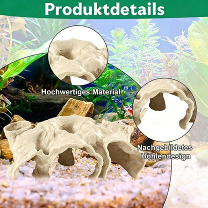 Aquarium Höhle Unterirdisch – Versteck für Garnelen & Nano-Fische