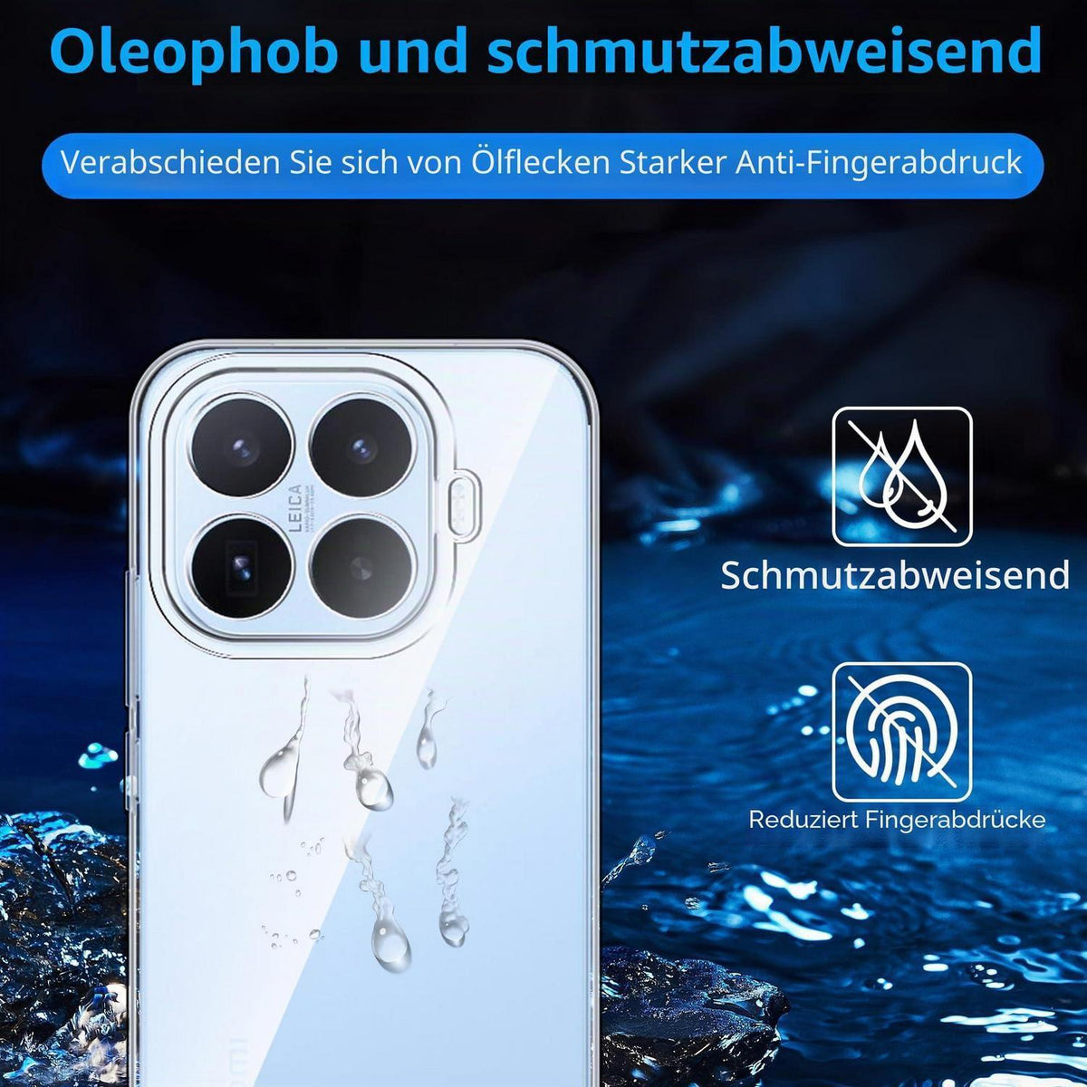 Xiaomi 17T 5G Hülle - Transparente Silikon Schutzhülle