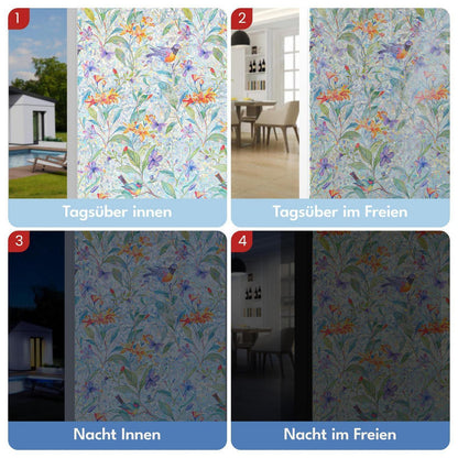 Blickdichte Fensterfolie selbstklebend 44x200cm