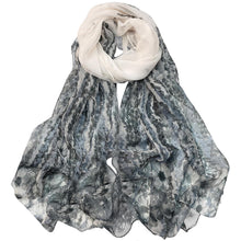 Chiffon Schal Damen mit Punkten, leicht und luftig