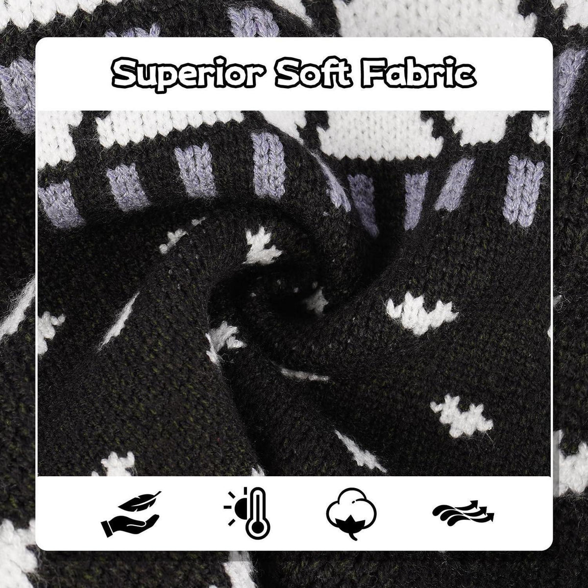 Dackel Pullover XL – Warmer Strickpullover mit Dackelmuster