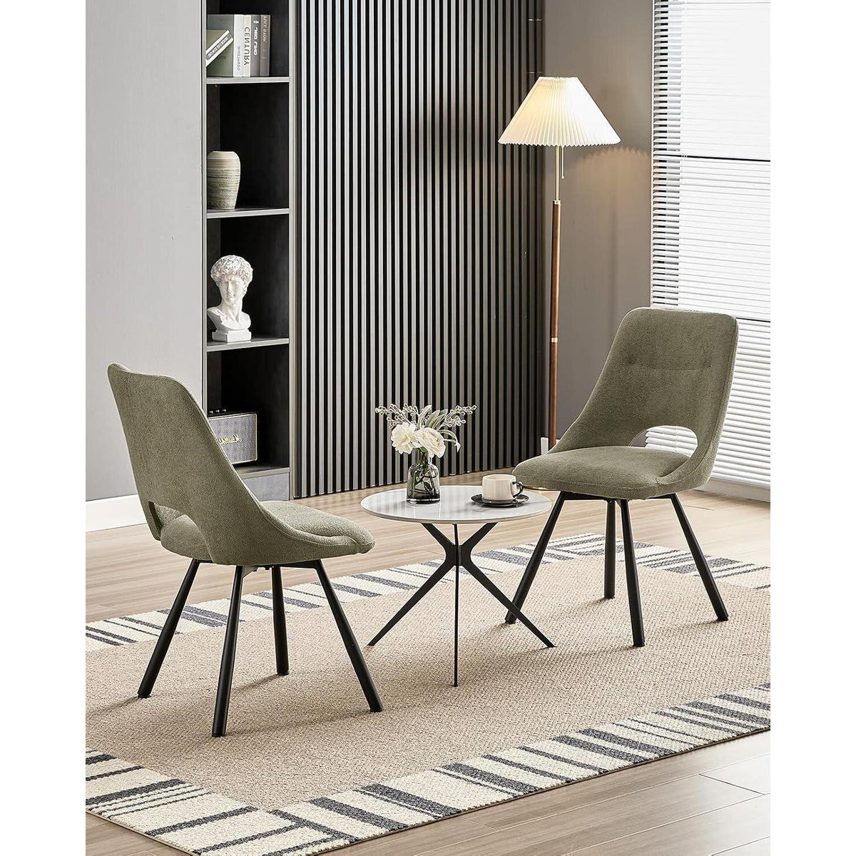Drehbarer Esszimmerstuhl Set |, Ergonomisch & Bequem