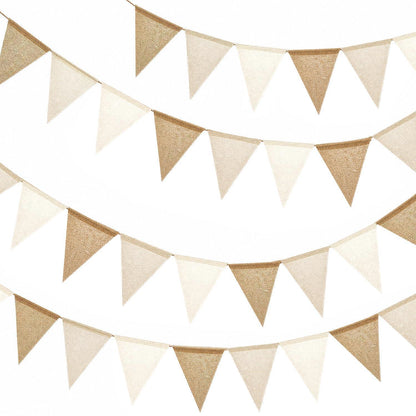 16m Wimpelkette Outdoor – Boho Girlande für Party & Garten