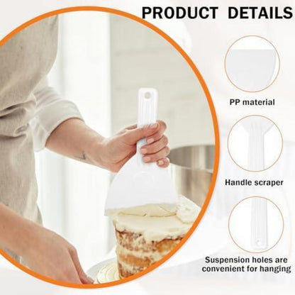 Pizza Spachtel Set – 2x Teigschaber aus Kunststoff