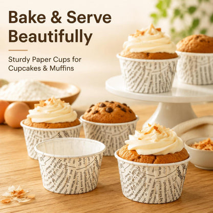150 Muffinförmchen Papier – Cupcake Backförmchen für Party & Hochzeit