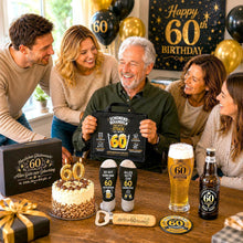 60. Geburtstag Geschenk für Männer – Bier Geschenkset mit Tasche