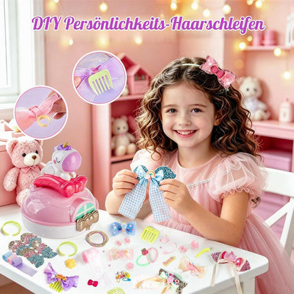Haarschleifen Bastelset Mädchen – DIY Haarschmuck Set