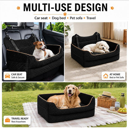 Hunde Autositz – Komfortabel & Vielseitig für Große & Kleine Hunde