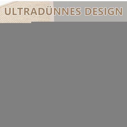 Rutschfester Badezimmerteppich 43x61 cm – Beige (2er-Pack)