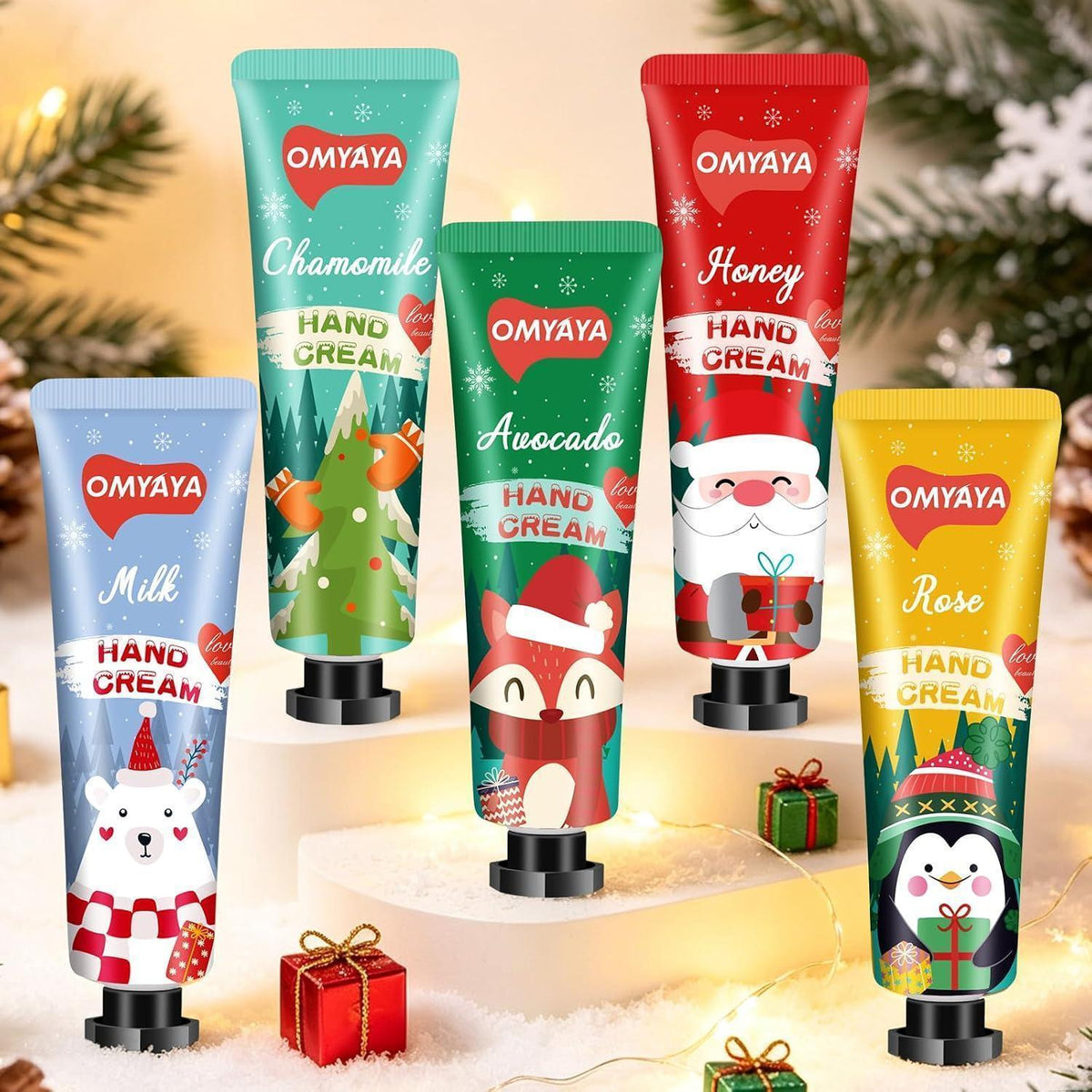 Handcreme Mini Set 50er Pack Weihnachten für Trockene Hände
