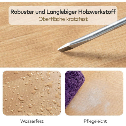 Holz Würfelregal 8 Fächer mit Rückwand – Bücherregal & Raumteiler
