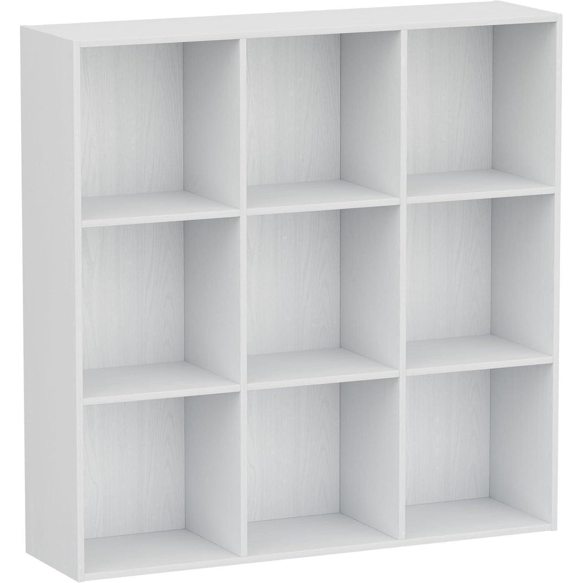 Würfelregal Holz 9 Fächer - Bücherregal & Raumteiler Weiß