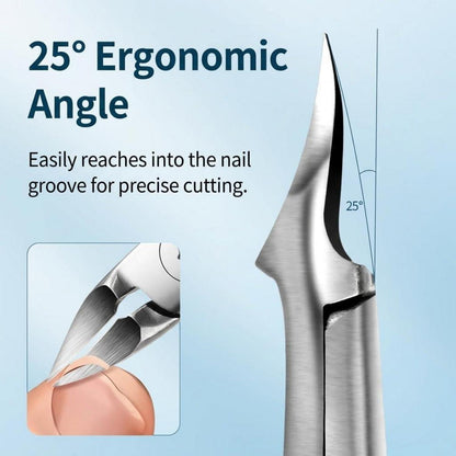 Nagelzange Edelstahl für Eingewachsene Nägel & Fußpflege