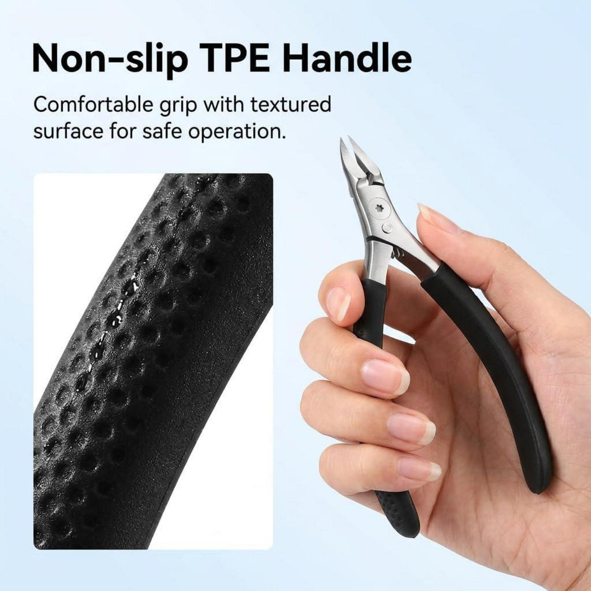 Nagelzange Edelstahl für Eingewachsene Nägel & Fußpflege
