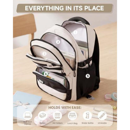 Schultrolley Rucksack Mädchen 3-9 Klasse, Abnehmbar & 6 Räder