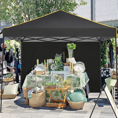 Faltpavillon 3x3 m mit Seitenteilen – Wasserdicht & Winterfest