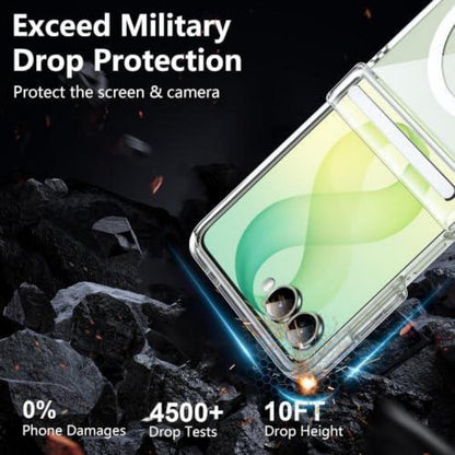 Samsung Z Flip 8 Hülle Magnetisch mit Scharnierschutz
