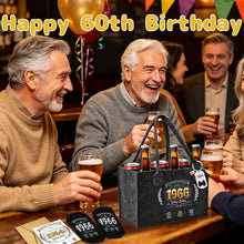 Männerhandtasche Bier Geschenkset zum 60. Geburtstag