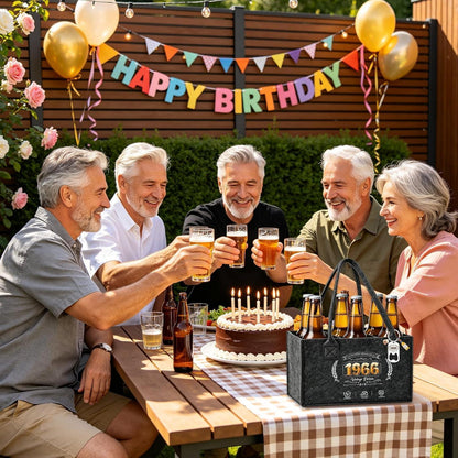 Männerhandtasche Bier Geschenkset zum 60. Geburtstag