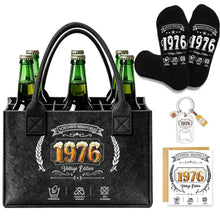 Bier Handtasche Geschenkset 50 Geburtstag Mann mit Socken & Schlüsselanhänger