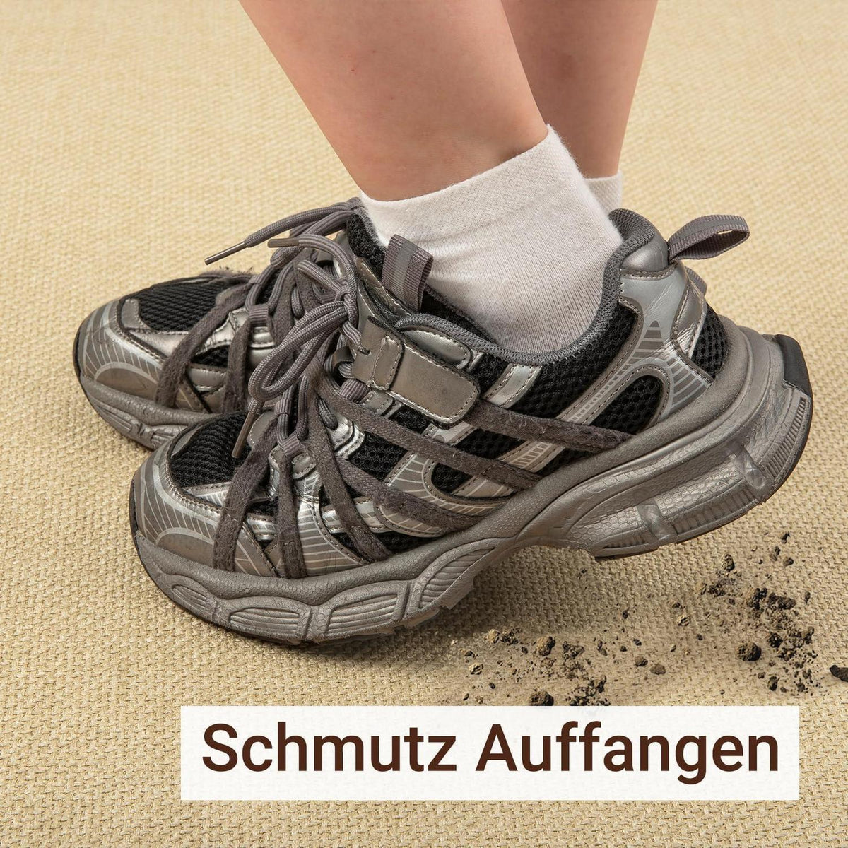 Rutschfeste Fußmatte 90x150 cm – Schmutzfangmatte für Eingang