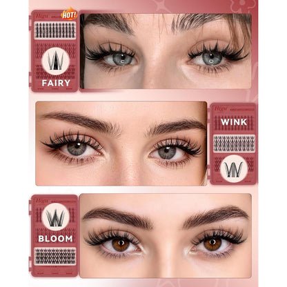 Manga Wimpern 256pcs Mix 10-16 | Unsichtbare Lash Extensions