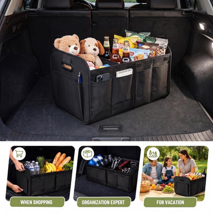 Faltbarer Kofferraum Organizer für Auto & Reise