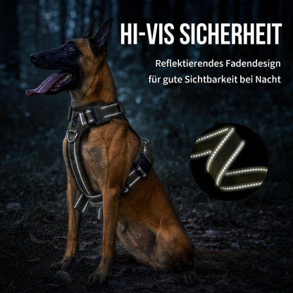 Diesel Taktisches Hundegeschirr Grün M (14-27kg)