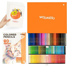 Acrylmarker Rottöne Set | 12 Marker & 90 Buntstifte mit Übungspapier