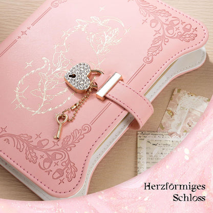 Notizbuch mit Schloss & Schlüssel – Fuchs Design A5
