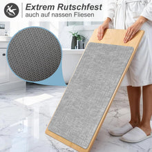 Rutschfeste Badematte dunkelgrau 40x60 cm – Schnelltrocknend & Saugfähig