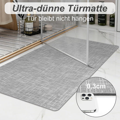 Rutschfeste Badematte dunkelgrau 40x60 cm – Schnelltrocknend & Saugfähig