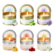 Sojawachs Teelichter Set 6er-Pack - Duftkerzen Geschenkset für Frauen